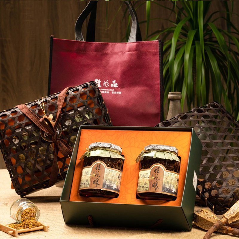 【Osmanthus Stuffed Gift Set】 Osmanthus Syrup Gift Set - แยม/ครีมทาขนมปัง - อาหารสด สีม่วง