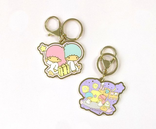 ローミング台湾 サンリオ ダブルスターフェアリー亜鉛合金キーホルダー ラゲッジステッカー Pingxi ショップ ローミング 台湾 キーホルダー キーケース Pinkoi