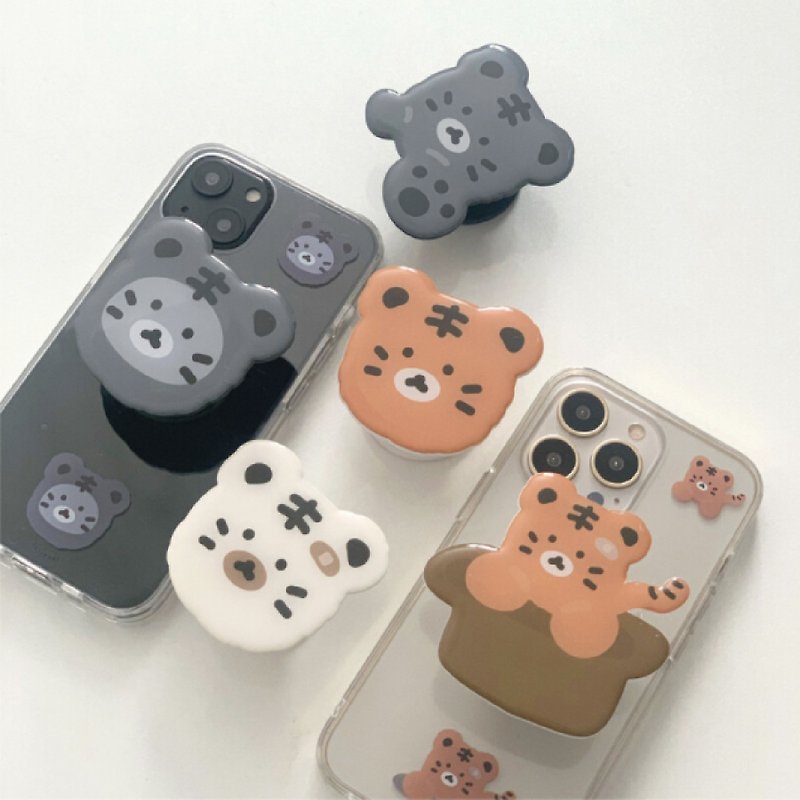 Tiger Chanibear Handy tok (5 types) - Phone Stands & Dust Plugs - Other Metals 