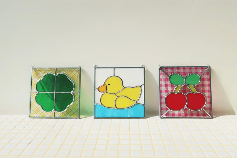 Stained Glass Mini Interior Frame - ตกแต่งผนัง - แก้ว หลากหลายสี