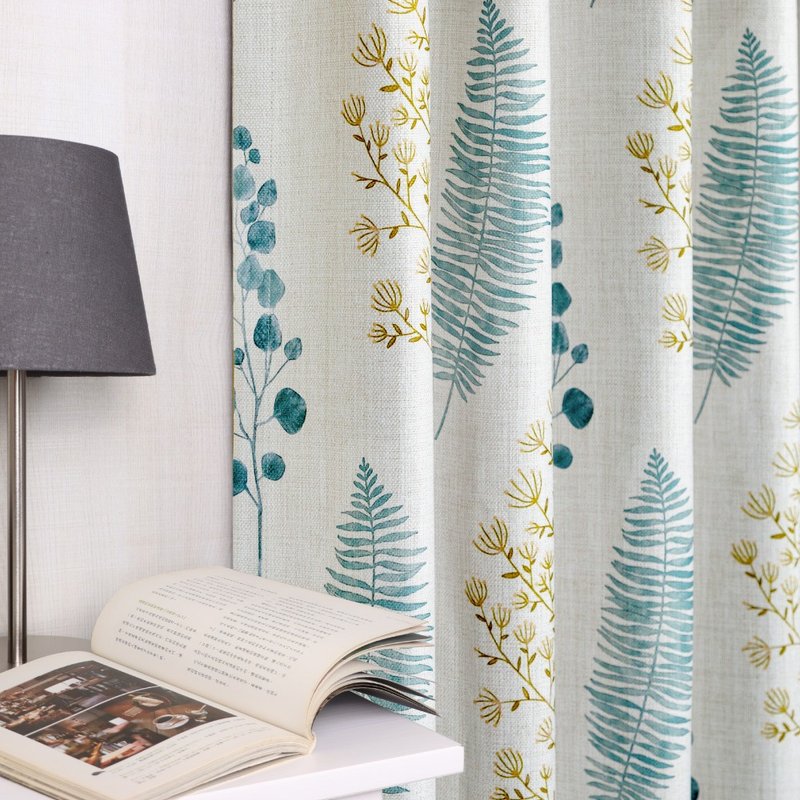 Home Desyne│MIT Handmade│Semi-blackout Curtains│A Midsummer Dream│Webbing│ - ม่านและป้ายประตู - เส้นใยสังเคราะห์ สีน้ำเงิน