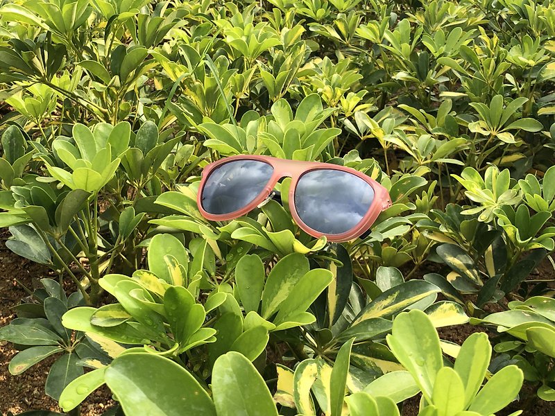 彩透膠框UV400偏光太陽眼鏡│防UV墨鏡 - 眼鏡/眼鏡框 - 塑膠 粉紅色