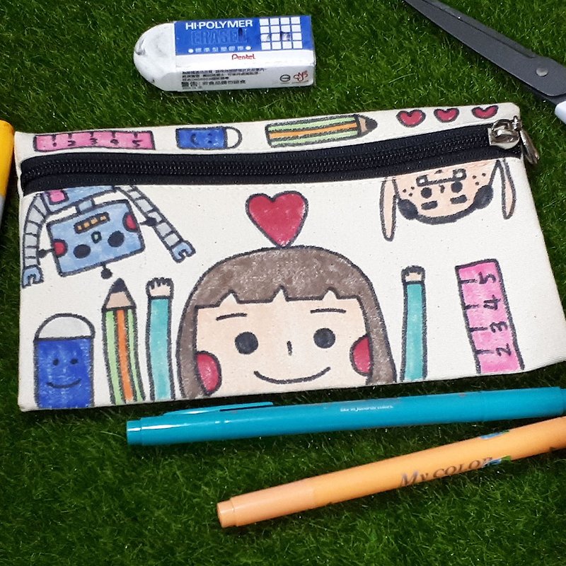 【CHIHHSIN小寧】【圖上款】鉛筆盒 - 筆盒/筆袋 - 其他材質 