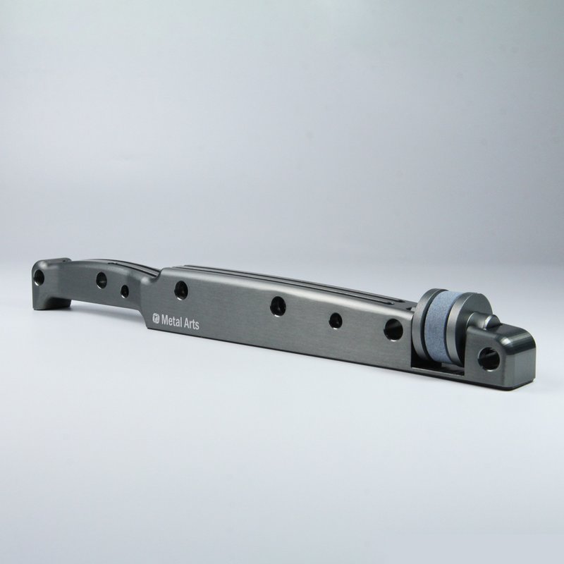 Recycle of Aerospace Aluminum Scraps Knife Holder with Sharpen Stone - มีด - อลูมิเนียมอัลลอยด์ สีเงิน