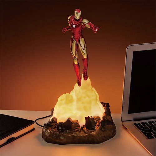 遊戲家 Gameshop Marvel 漫威 鋼鐵人 IRON MAN 二合一3D鋼鐵人情境模型燈 夜燈