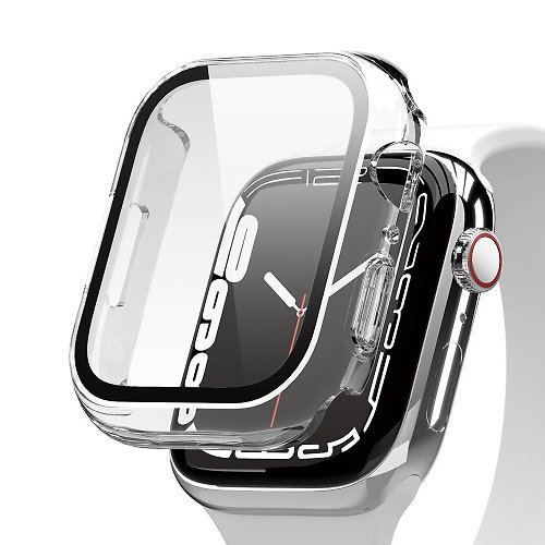 elago創意美學 Apple Watch 9H高透度強化玻璃透明錶框 S9/8/7/6/5/4/SE