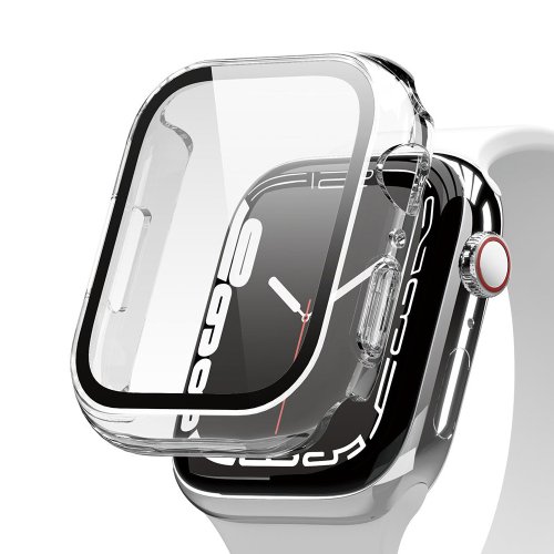 elago創意美學 Apple Watch 9H高透度強化玻璃透明防撞錶殼 S9/8/7