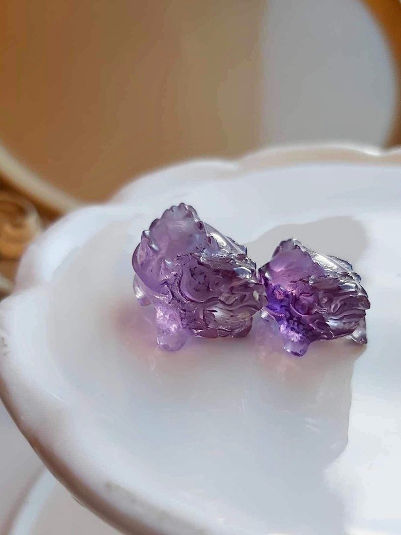 心忱-紫水晶龍龜擺件 - 其他 - 水晶 紫色