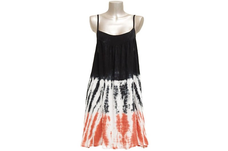 New! Tie Dye Cross back camisole dress <Sea Anemone> - One Piece Dresses - Other Materials Red