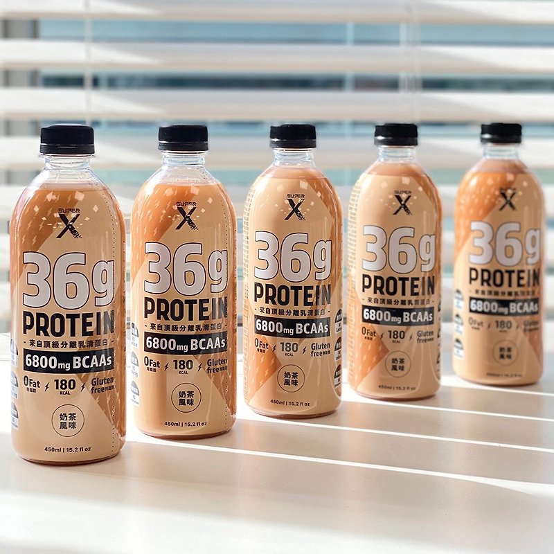 Super X Premium Whey Protein Isolate Plus 450ml/bottle - อื่นๆ - สารสกัดไม้ก๊อก หลากหลายสี