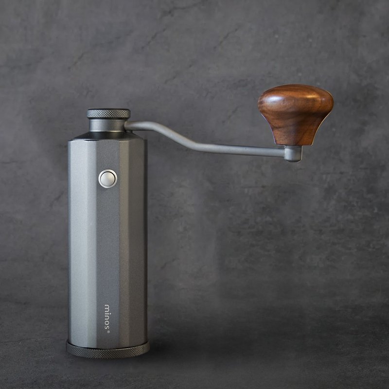 Minos Manual Grinder Gray - Coffee Pots & Accessories - Aluminum Alloy Gray