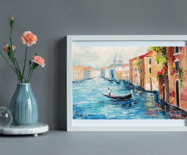 ヴェネツィアの絵画 原画 都市の景観 ヴェネツィアのアート