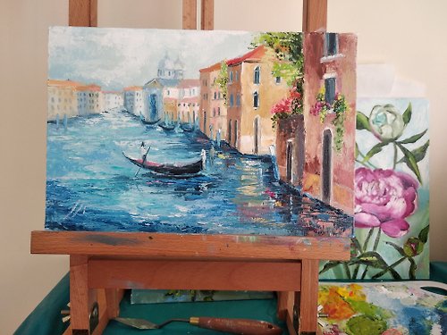 ヴェネツィアの絵画 原画 都市の景観 ヴェネツィアのアートワーク 