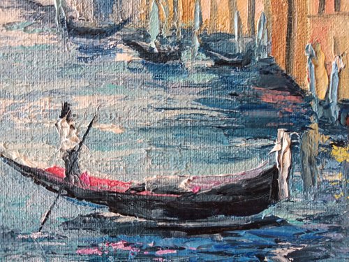 ヴェネツィアの絵画 原画 都市の景観 ヴェネツィアのアート