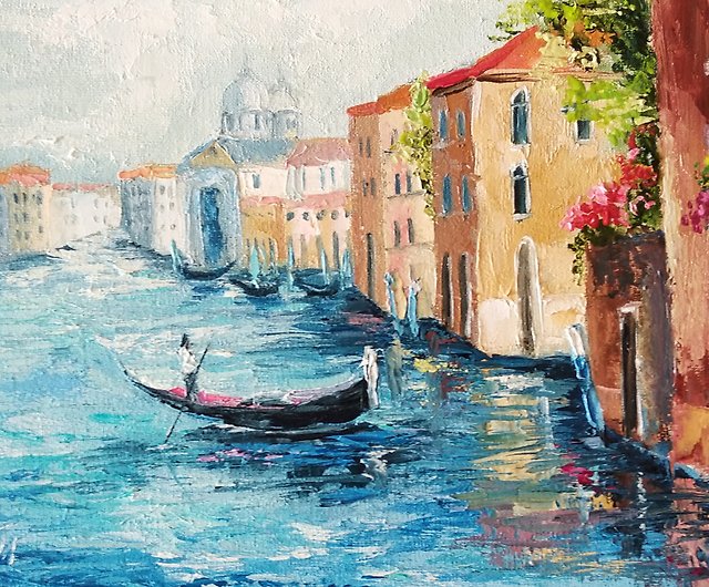 新規購入 原画#224 ベネチア イタリア 水彩画 ドローイング アート 絵画 スケッチ