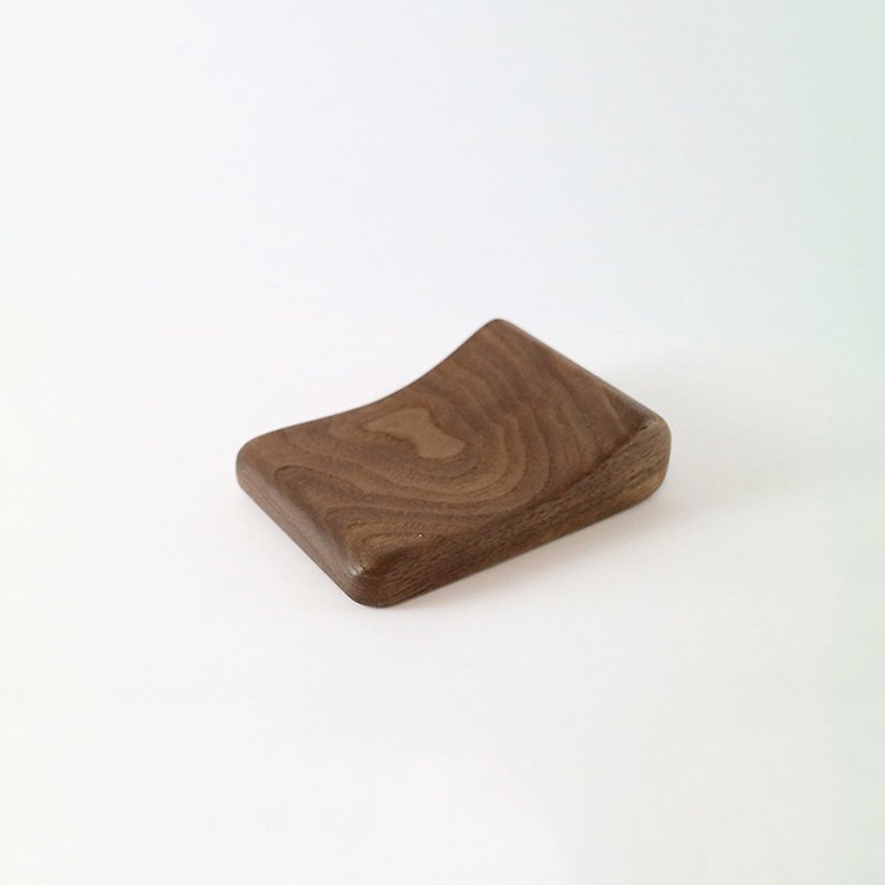 Back-treated wood for leather crafts-Walnut- - Leather Goods - Wood Brown