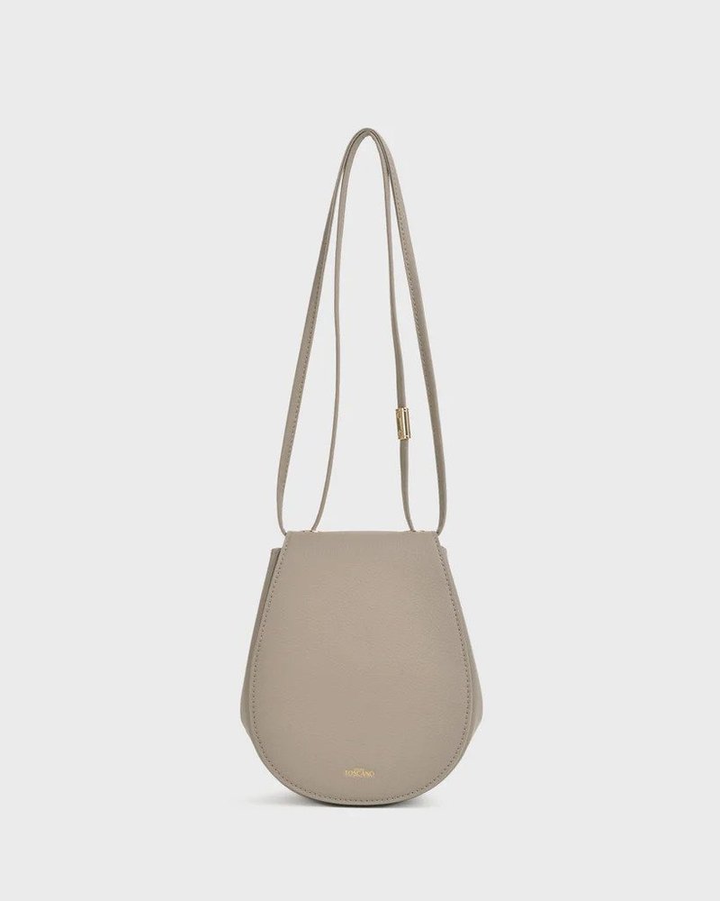 Faux Leather Messenger Bags & Sling Bags Gray - BELLE DUAL SATCHEL - GREY | PRE-ORDER