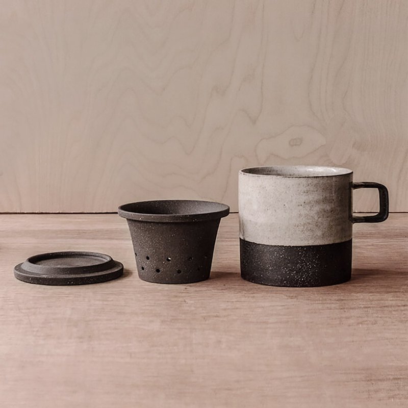 雙色咖啡杯尊爵版350ml - 咖啡杯/馬克杯 - 陶 