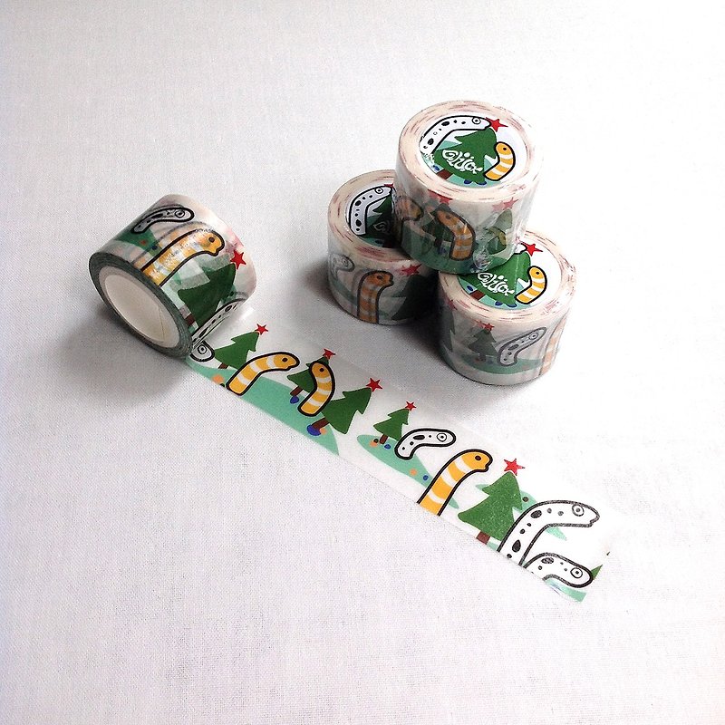 【Washi】Spotted Garden Eel Masking Tape#X'MAS Edition - Washi Tape - Paper Multicolor