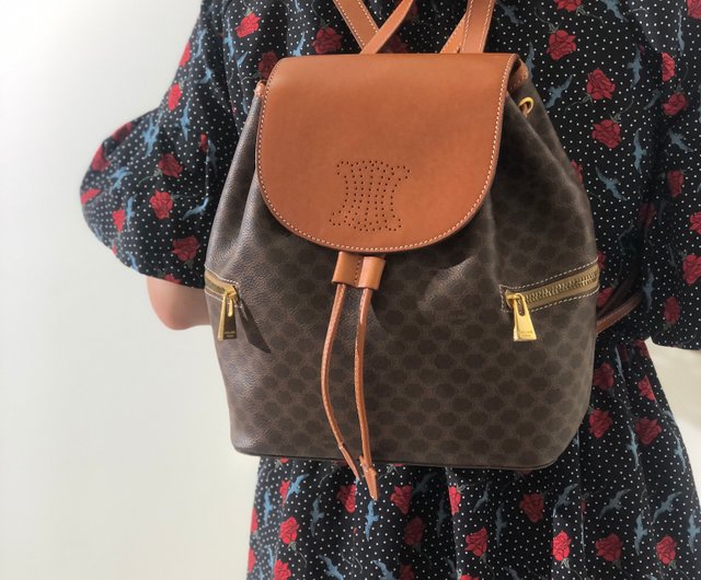 日本直送 名牌中古包 】CELINE セリーヌ マカダム トリオンフ