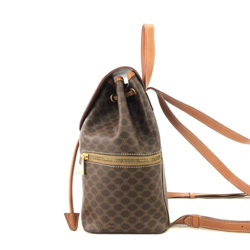 【美品】セリーヌ リュック トリオンフ マカダム ゴールド金具 レディース 茶 楽天市場】【バッグ】CELINE セリーヌ マカダム柄 バックパック