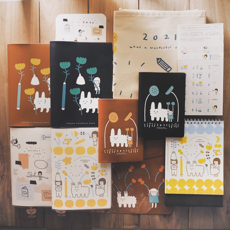 年曆手帳和周邊 大全套 - 筆記本/手帳 - 紙 多色