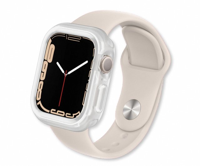 Apple Watch 9/8/SE2/7/6/SE/5/4 ベゼル保護ケース - 透明 - ショップ