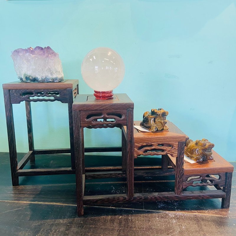 擺件木座 藝品架 (大+小一組) A364 - 擺飾/家飾品 - 木頭 