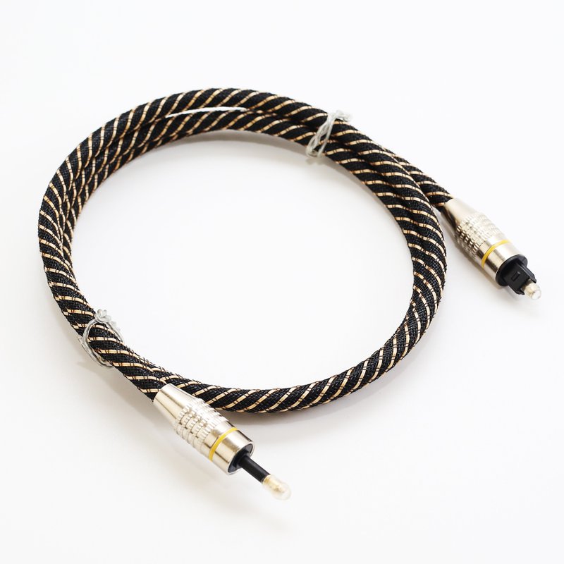 Jimei digital optical fiber audio cable [Kawaki] brand new in stock [W133] 3.5mm - square head - Gadgets - Other Materials 