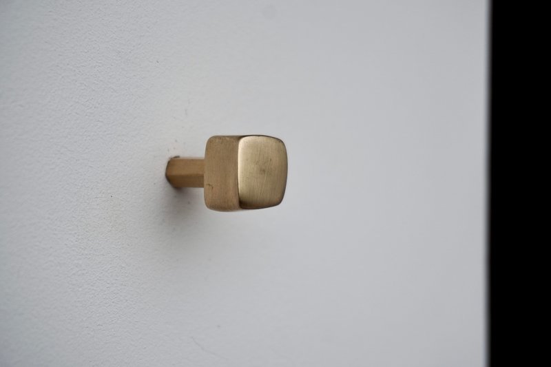 黃銅方形掛勾 - 衣架/衣帽架/掛勾 - 銅/黃銅 金色