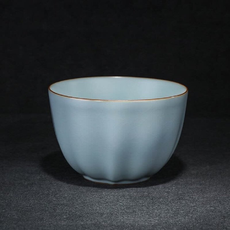 <Azure kiln> Gualing otter tea set - ถ้วย - ดินเผา 