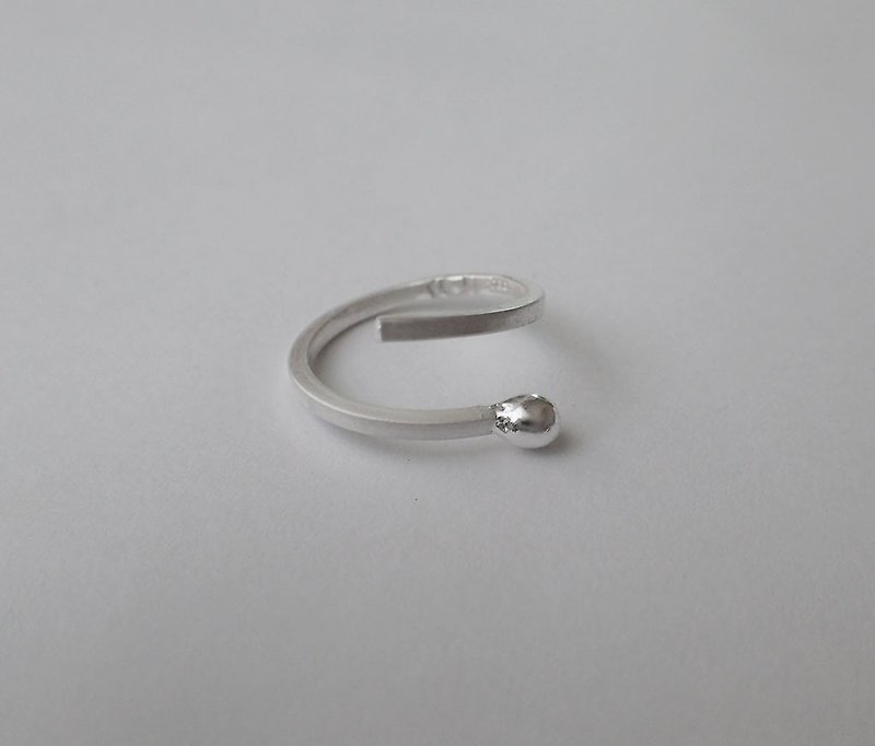 ring, matchstick shape, 999-Fine silver - General Rings - Sterling Silver Silver