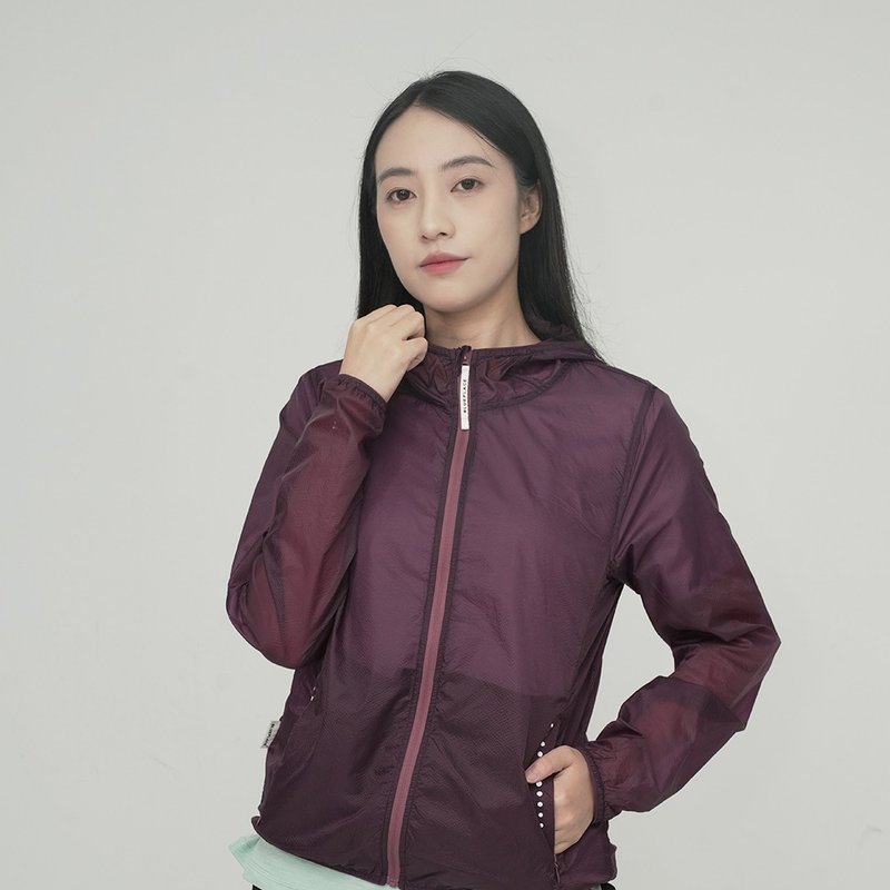 女裝輕盈薄外套 - 女大衣/外套 - 其他人造纖維 粉紅色
