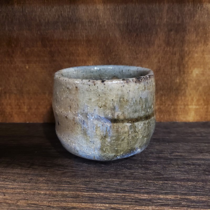 Firewood-fired tea cup/tea cup/host cup - ถ้วย - ดินเผา สีดำ