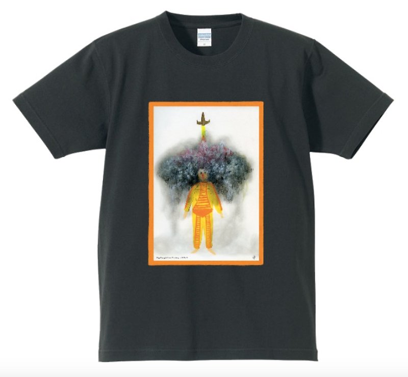 Japanese artist Izumi Keiji Art T-Shirt - เสื้อยืดผู้ชาย - ผ้าฝ้าย/ผ้าลินิน 