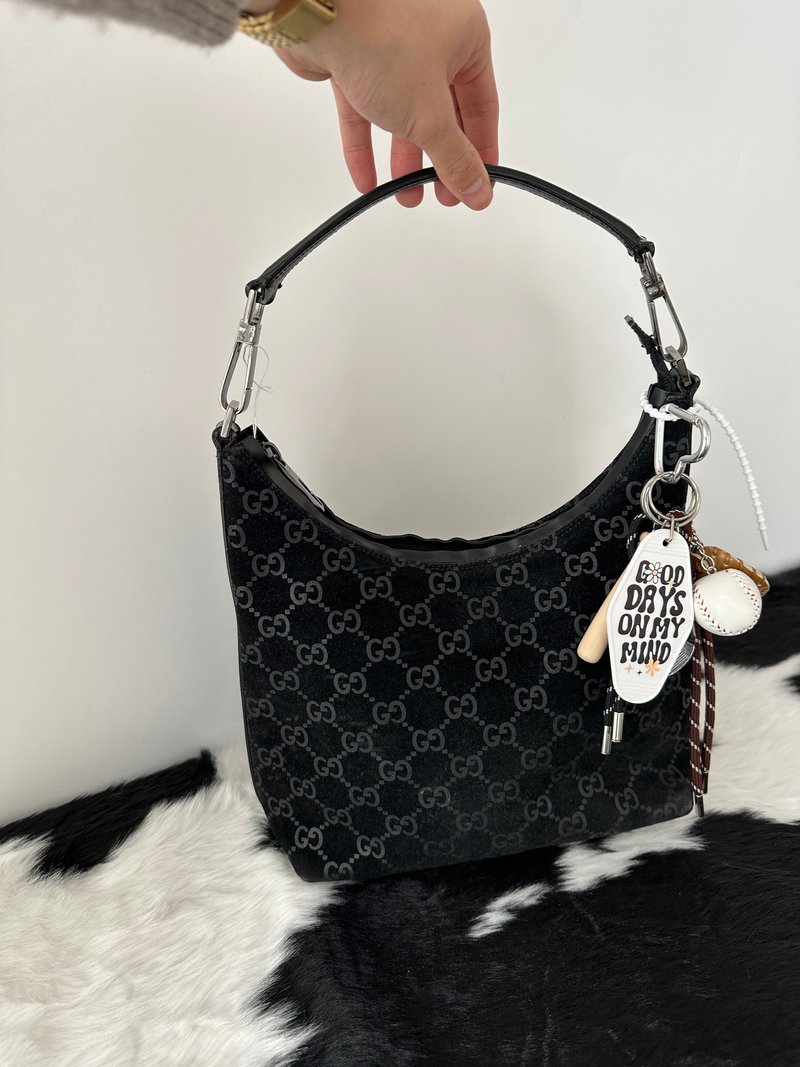 GUCCI So Black Monogram Hobo - Handbags & Totes - Genuine Leather Black