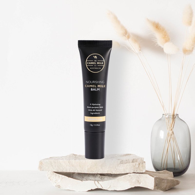 【The Camel Milk Co Australia】Nourishing Camel Milk Balm (Vanilla) - Lip Care - Other Materials Black