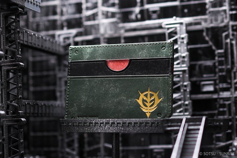 【 MS-06F ZAKU II 】  Card Holder - motto x GUNDAM Series -  Finished Product - Card Holders & Cases - Genuine Leather 