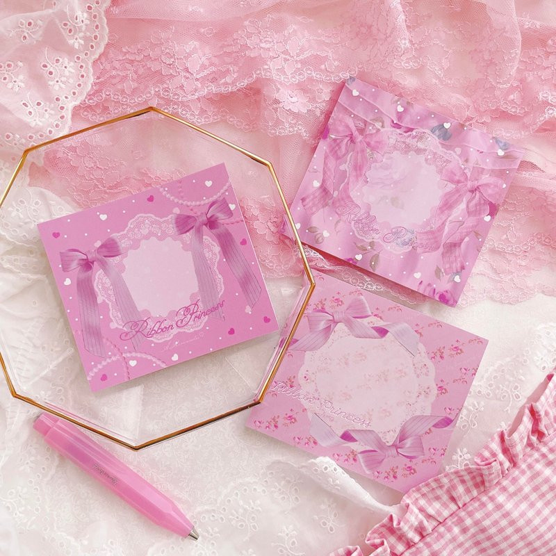 Princess Memo 3-piece set - Other - Paper Pink