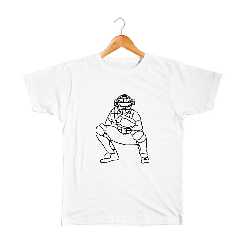 Baseball Kids T-shirt - Tops & T-Shirts - Cotton & Hemp White
