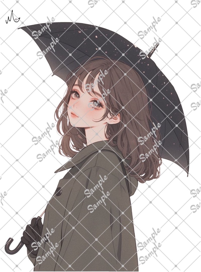 オリジナル人物ステッカー - 貼紙 - 紙 