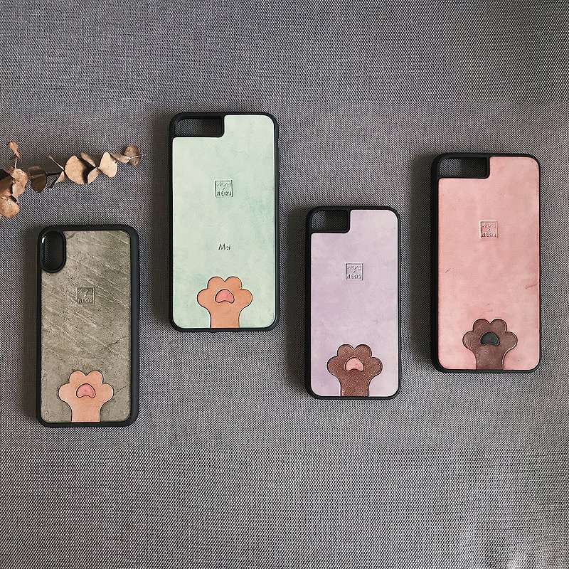 Claw Leather iPhone Case - เคส/ซองมือถือ - หนังแท้ หลากหลายสี
