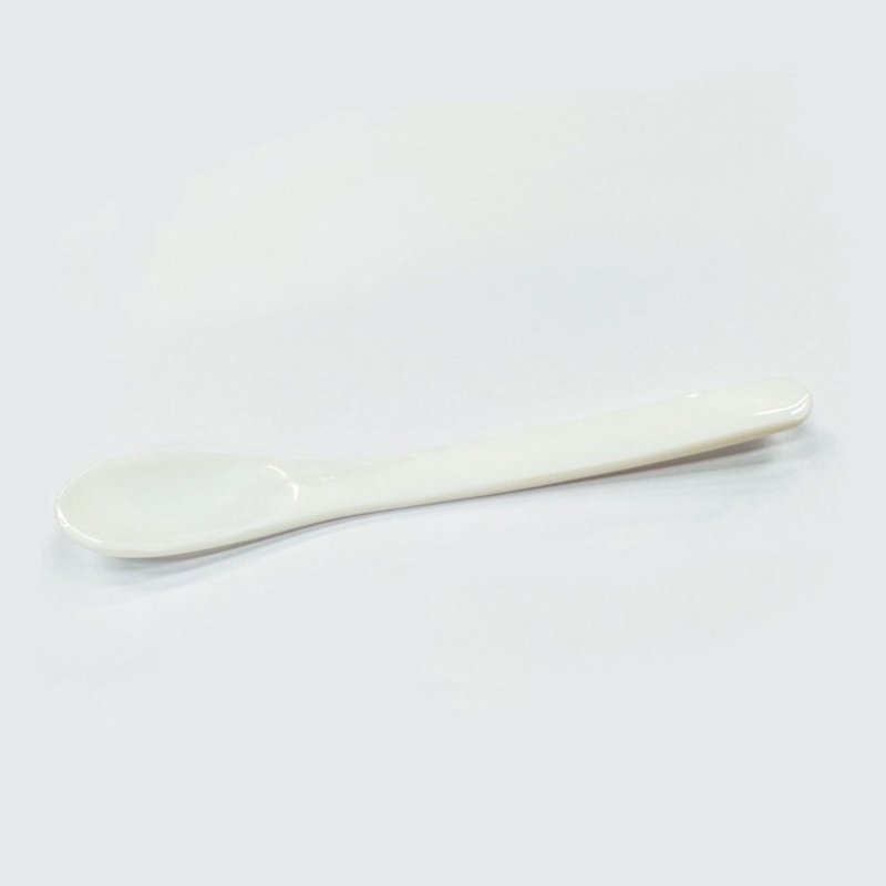 Mother of Pearl White Cake Spoon - ช้อนส้อม - เปลือกหอย ขาว