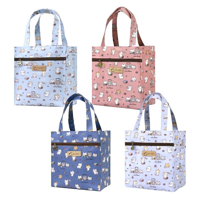 [Meow Xiaoku-Park He Tote Bag] Universal waterproof portable lunch bag ...