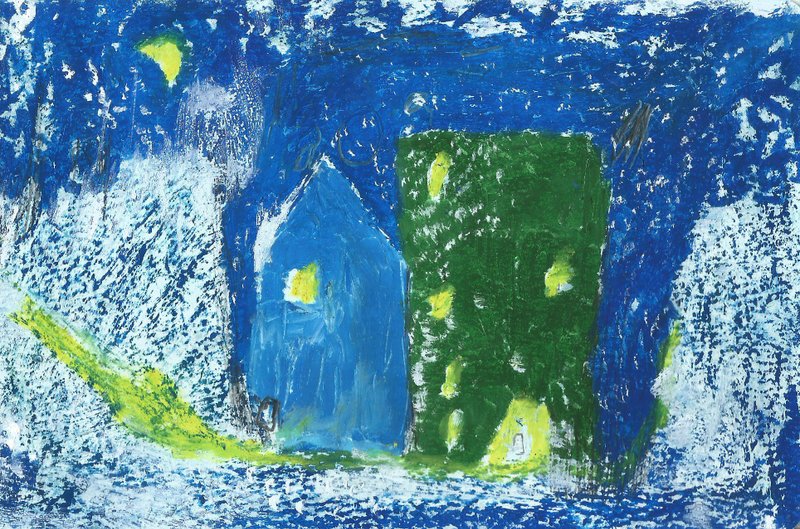 繪畫作品--夏夜 - 海報/掛畫/掛布 - 紙 