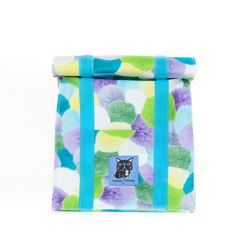 Fantasy ball cold insulation bag hand bag lunch bag - green - Beverage Holders & Bags - Cotton & Hemp Green