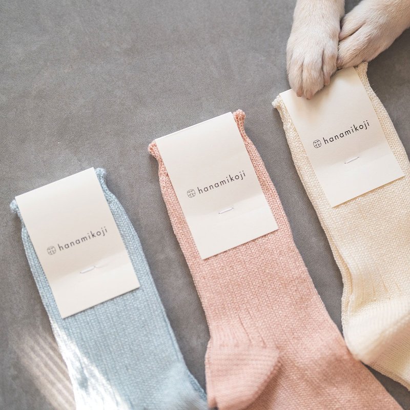 2024 New Product [Original Linen Rib Socks] Made in Nara, Japan - Women's Casual Shoes - Cotton & Hemp Multicolor