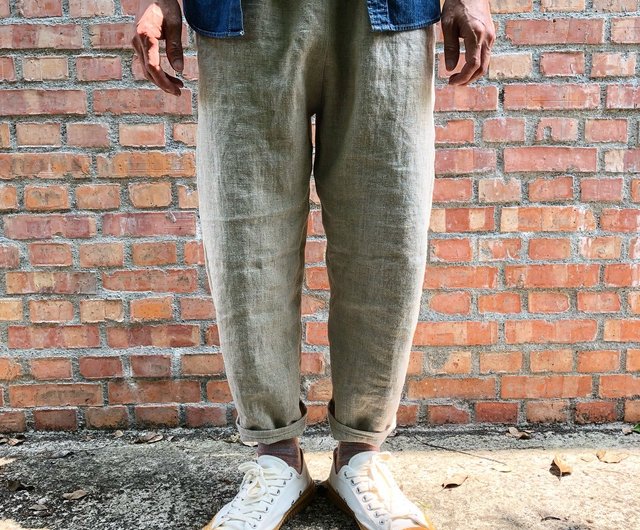 Thick clearance linen pants