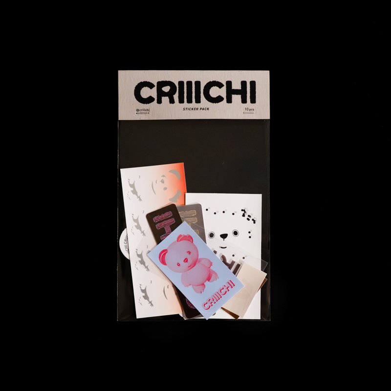CRIIICHI古治 貼紙套裝 - 貼紙 - 紙 多色