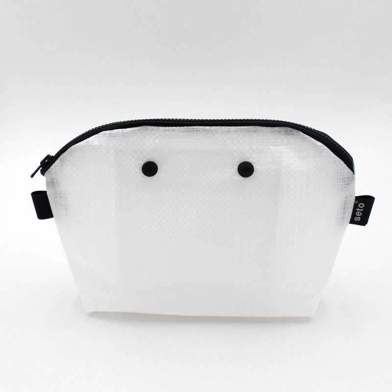 seto / creature bag / bag in bag / travel pouch / Case wide M / Clear - 化妝包/收納袋 - 其他人造纖維 透明